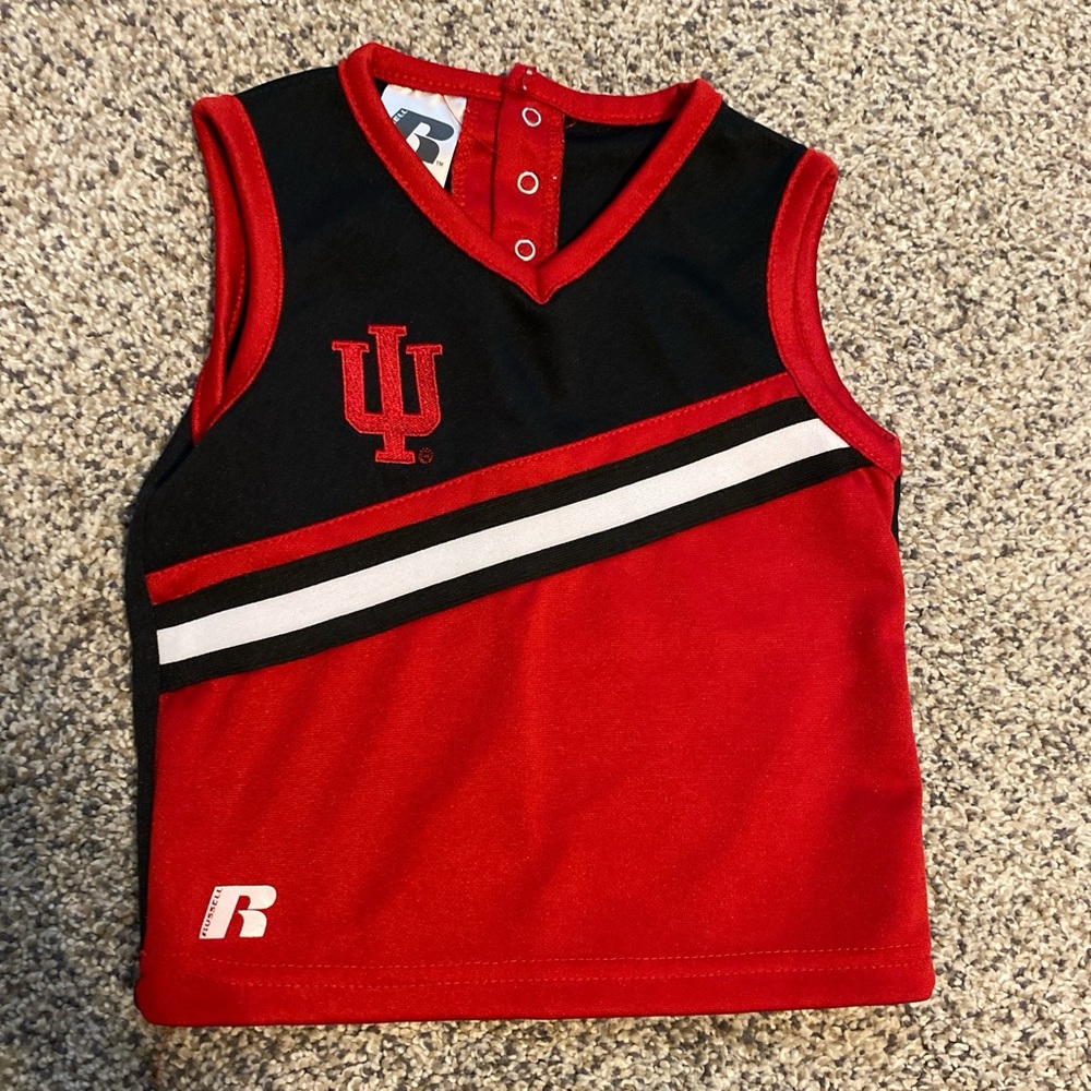 Russell Athletic Indiana University Red and Black Kids Tank Top